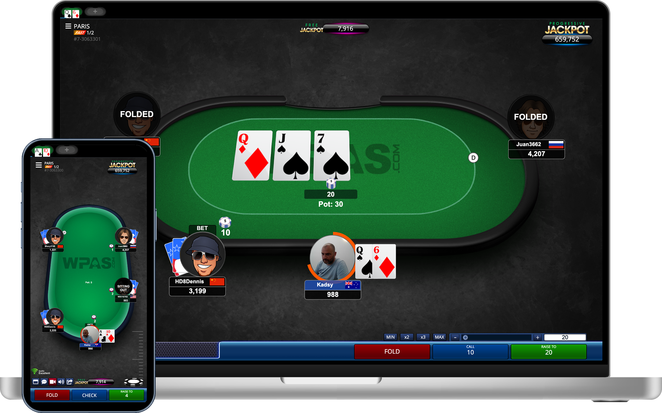 Engine Poker - HTML5 & Unity poker source code